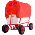 Bollerwagen Holz XXL 180kg – Gartenwagen Handwagen mit hoher Tragkraft